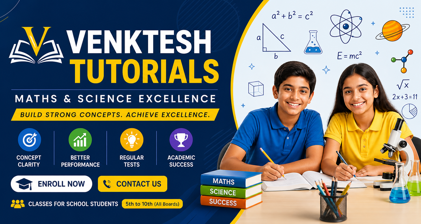 Venktesh Tutorials Banner